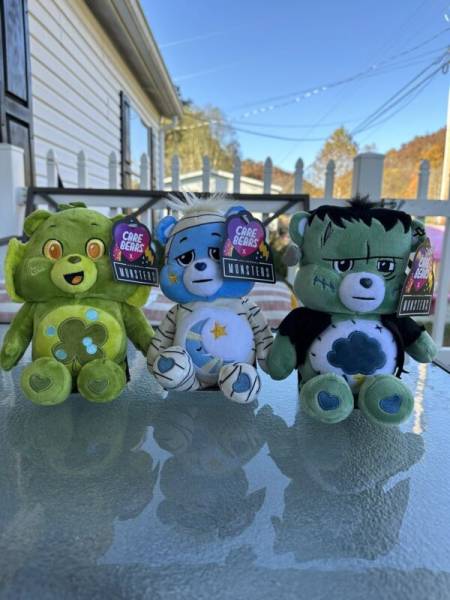 Care Bears x Universal Monsters Plush Lot Of 3!