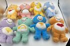 Lot Of (8)2,000s Care Bears 7” Plushies/ 2 are Care Bear Cousins- Preowned
