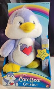 2004 Care Bears CareBears Cousins Plush Cozy Heart Penguin #16 New in Box w/VHS!