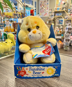 Vintage 1984 Kenner Funshine Bear Care Bears Original Box