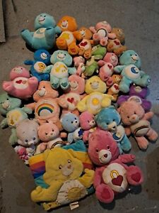 Huge Care Bears Plush Lot Of 26+ Early 2000's  Various Sizes