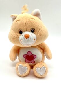 Care Bears Orange Proud Heart Cat Cousin 8” Plush Beanie 20th Anniversary