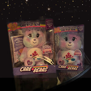 2 Pack Care Bears Care A Lot Bear 40th Anniversary Collector Edition