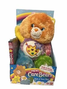 Care Bears Work Of Heart Bear w/ DVD NIB Fluffy & Floppy w/ Sweet Scents 2005