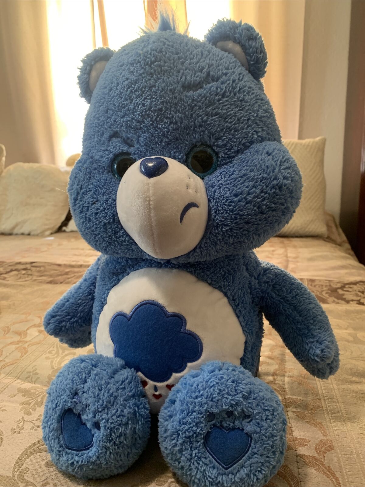 Grumpy Care Bear Plush 2018 Les Calinours Just Play Rare in Box 20"