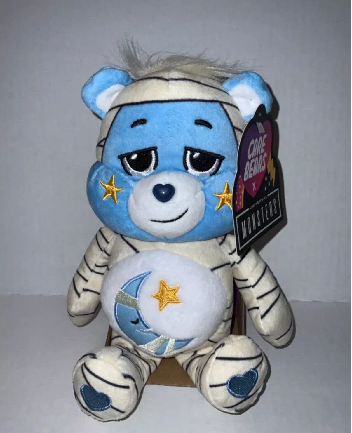 Care Bears x Universal Monsters BEDTIME BEAR As THE MUMMY 9" Plush Halloween New