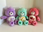 Care Bear Sing-Along Friends Love A Lot, Wish, Share Bears Excellent Condition!