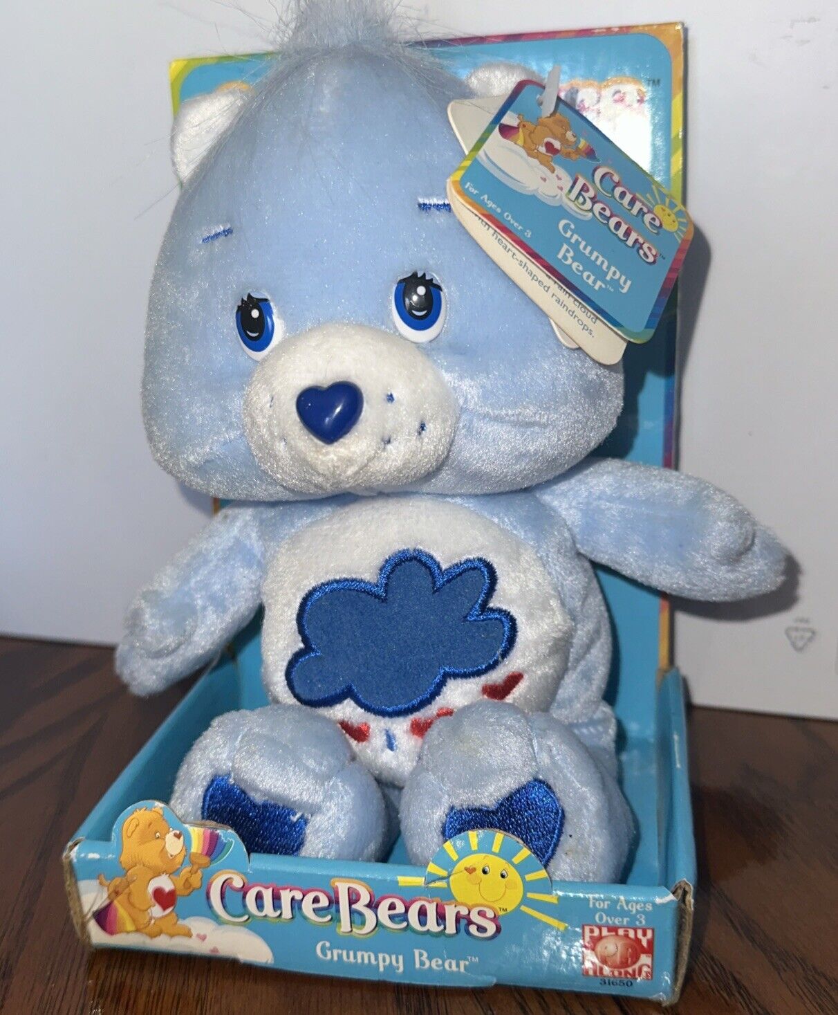 VTG 2002 Rare Care Bears Grumpy Bear From Play Along Toys NIB With Tags