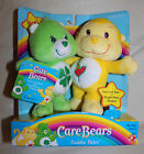 Care Bears Cuddle Pairs Good Luck & Playful Heart Monkey 2004 NEW w/ TAGS plush