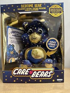Care Bears Bedtime Limited Collector's Edition 2023 Navy Gold Plush Free Ship