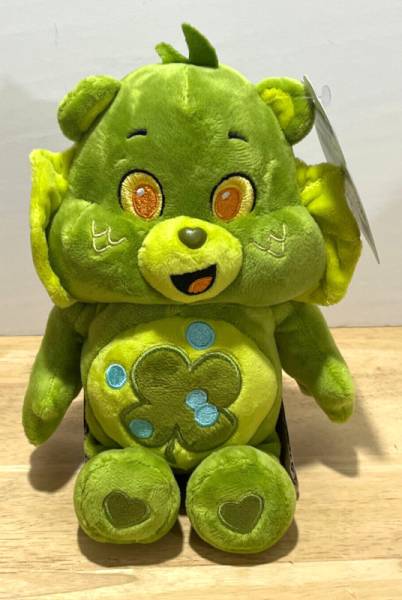 Care Bears x Universal Monsters ~ 9" Good Luck Bear as Creature Black Lagoon NWT