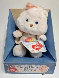 Vintage 80s Care Bears Baby Hugs Bear Plush By Kenner New In Box 61250