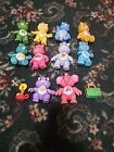 Care Bear Vintage Lot Of 10 With Suitcase And Lamp