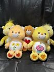 Care Bears Five 8" Plush Lot Early 2000