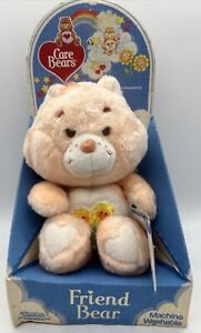 1983 Kenner Care Bear Friend Bear New Rare Vintage Plush In Package And Tag