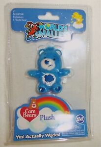 World’s Smallest Care Bear Blue Grumpy Bear Plush 2017  New In Package