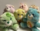 Vintage Care Bear Plush Lot Of Six 6” Bears - 5 From 1983 & 1 From 1985