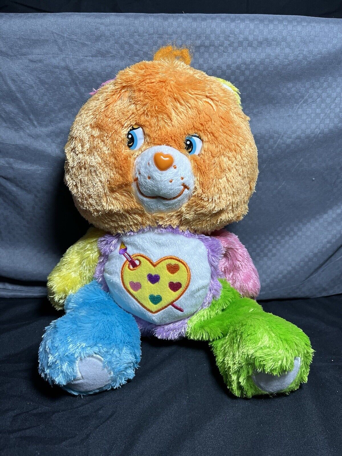 Care Bears, Fluffy & Floppy, Work Of Heart Bear, 13”, 2005.