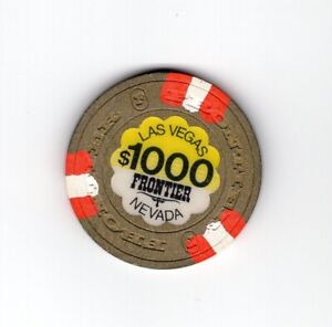 $1000    FRONTIER CASINO POKER CHIP--