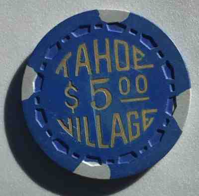 Tahoe Village $5 Casino Chip