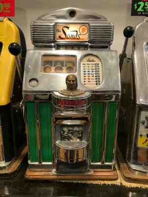 1949 Jennings Super Chief SANDS Casino Nickel 5 cent Slot Machine Works Perfect
