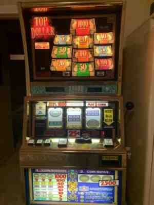 Antique Slot Machine TOP DOLLAR FIRST EDITION SLOT MACHINE From THE VENETIAN!