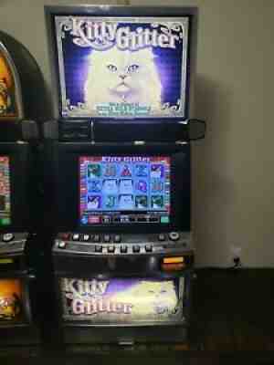 SLOT MACHINE KITTY GLITTER IGT I GAME (COINLESS) SLOTS REAL GENUINE CASINO AVP