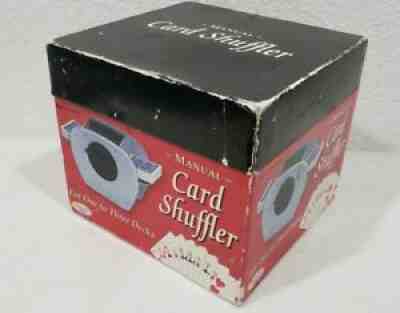 Binary Arts Card Shuffler Manual Crank Metal Sturdy For 1-3 Game Playing Decks