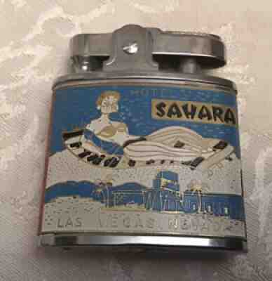 VINTAGE MINT IN BOX RETRO HOTEL SAHARA LAS VEGAS NEVADA LIGHTER