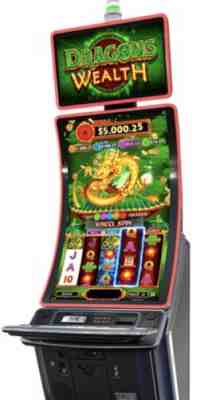 SG SCIENTIFIC GAMES Dragons Wealth Wave XL SOFTWARE A22E Slot Machine Twinstar