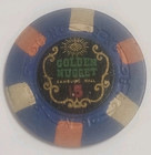 GOLDEN NUGGET BLUE GN $5.00 CHIP