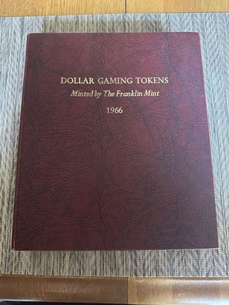 Dollar Gaming Tokens Minted by The Franklin Mint 1966 FULL SET