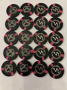 Casino Chip The Village Inn Mammoth Lakes California  20 Chip Lot Of $25