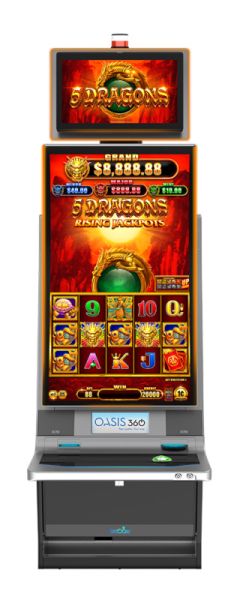 Aristocrat Software for Arc and XT, 5 Dragons Rising Jackpots, Software Only