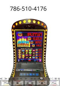 Everi HDX Jackpot Inferno slot machine (Bill acceptor, Handpay, COINLESS)