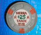 ???? Casino Chip OMG ? $25 Sierra Incline Village Lake Tahoe Nevada 