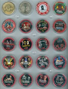 All $5 MGM Grand LV casino poker boxing fight chips & matched room keys & tokens