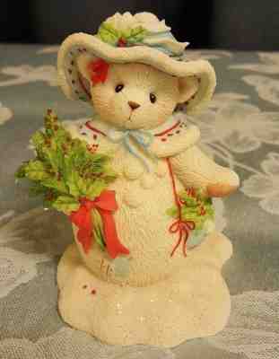 2004 Cherished Teddies Yvonne 118394 You're Snow Special Christmas Snowbear 