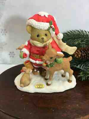 Cherished Teddies Santa Series 2017 Grant NIB SIGNED Last One