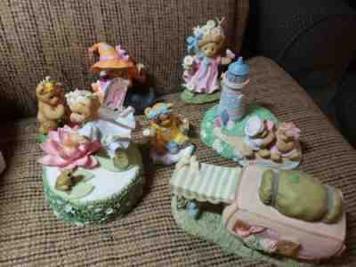 Cherished Teddies - Lot of 7 - Heloise - Daisy - Roseanne - Naomi & Noreen et al