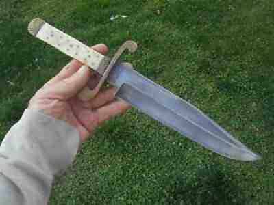 ANTIQUE 1861 COOK & BROTHERS CIVIL WAR CONFEDERATE BOWIE KNIFE