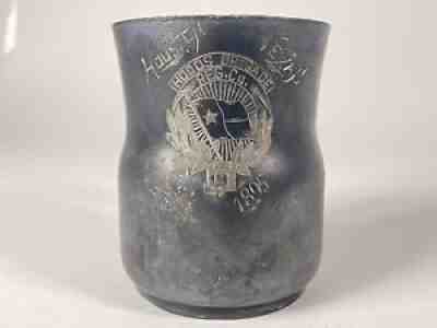 Hoods Brigade Regiment Company Houston Texas May 1895 Civil War Confederate Cup