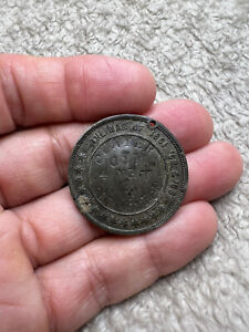 Gen. McClellan Pewter ID Disc C. W. Ayer New Hampshire Co. F 4th Regiment Inf.