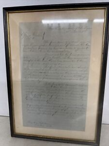 Robert E Lee Civil War Letter , April 10th 1865 Confederate Army WH Stevens