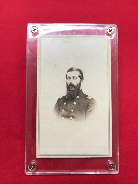 Civil War Sword, Flask and image of Col. P.P. Bixby, 6th NH Volunteer Infantry