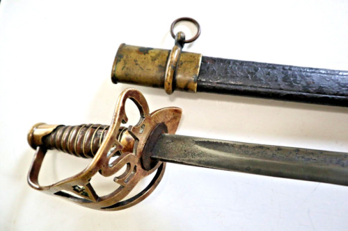 CIVIL WAR CONFEDERATE B DOUGLAS OR LOUIS FROELICH CSA STAFF& FIELD OFFICER SWORD