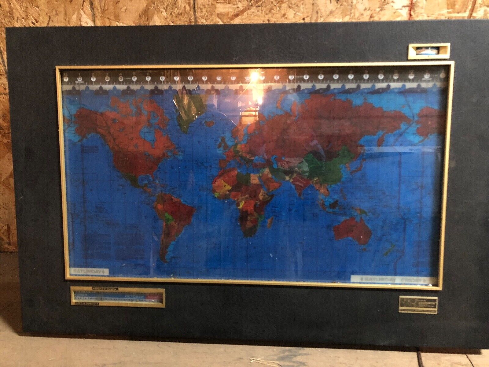 Geochron World Wall Clock by  Kilburg, 1987