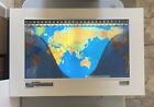 Vintage GEOCHRON  WORLD CLOCK By KILBURG W/Wall Mount Bracket (EXCELLENT)***