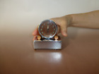 RARE ANTIQUE SWISS MUSICAL ALARM MECHANICAL WIND UP CLOCK (WATCH THE VIDEO)