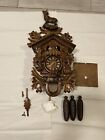 vintage German  cuckoo clock Romance Musical  Frohliche Wanderer Swiss Mov